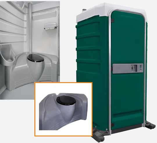 Deluxe Portable Restroom - Eagle Portable Toilet Rental